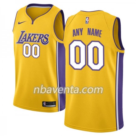 Camiseta Hombre Los Angeles Lakers Personalizadas Nike 2017-18 Oro Swingman Camiseta Hombre Los Angeles Lakers Personalizadas Nike 2017-18 Oro Swingman
